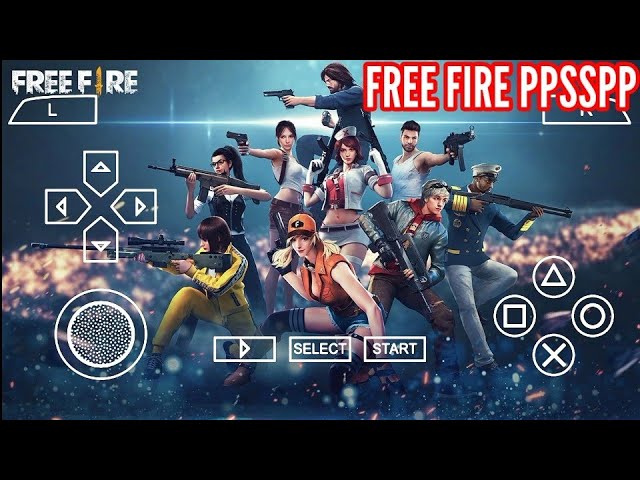 Free Fire PPSSPP ISO Zip File Download