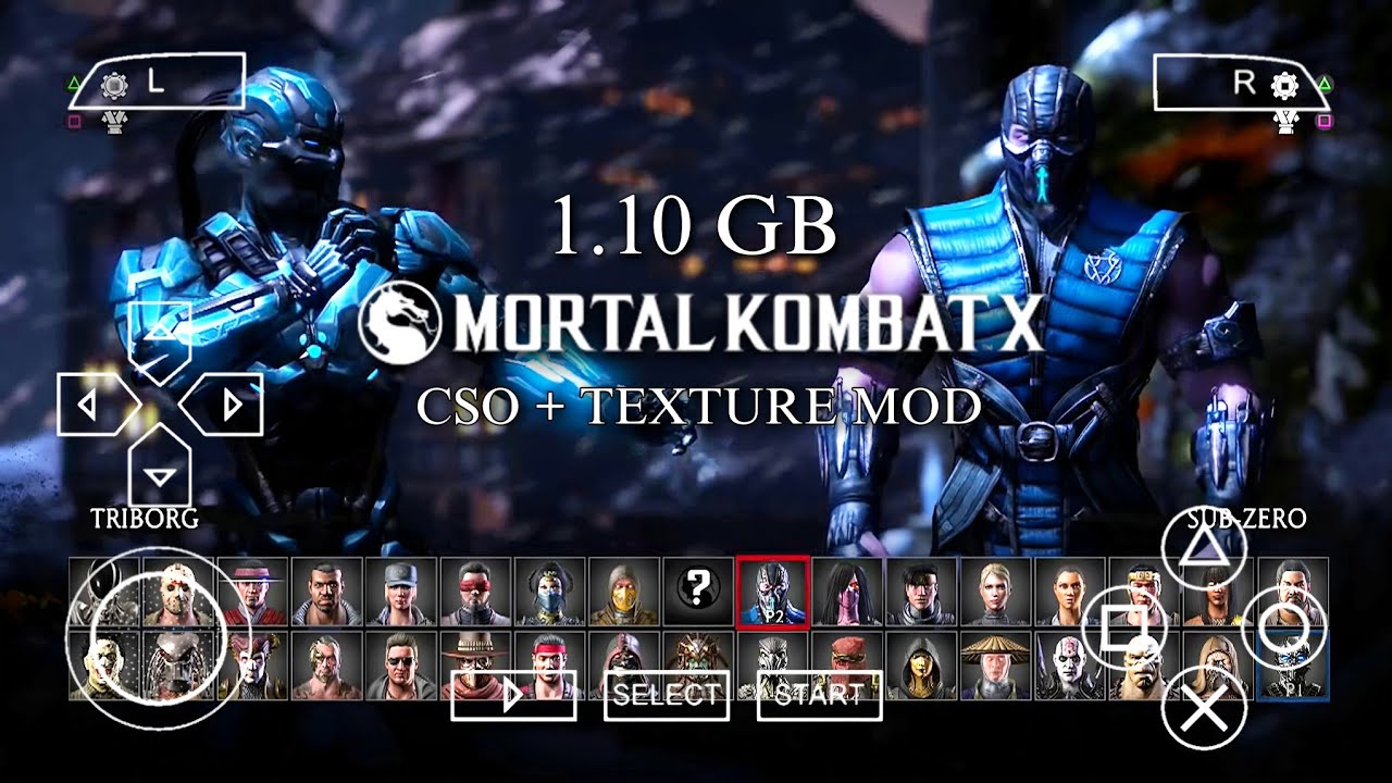 Mortal Kombat X PPSSPP ISO Zip File Download