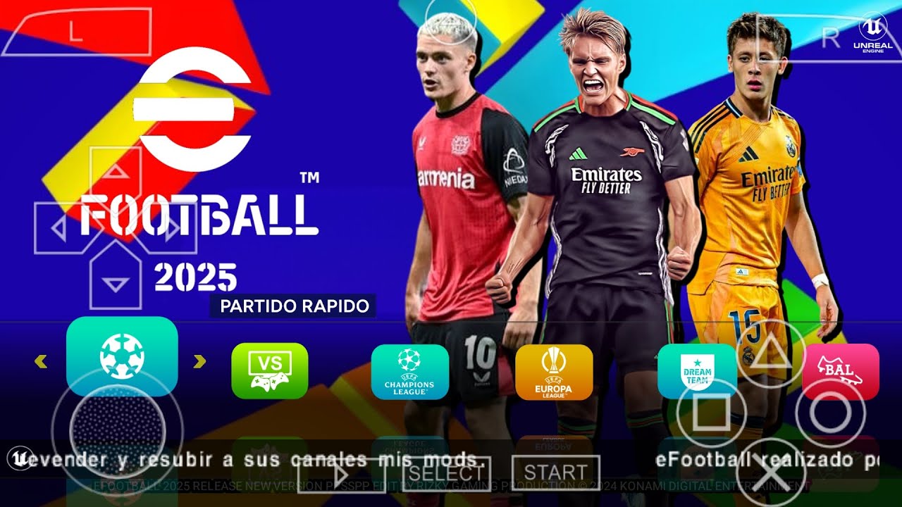 PES 2025 PPSSPP ISO (EFootball PES 25 PSP) Download