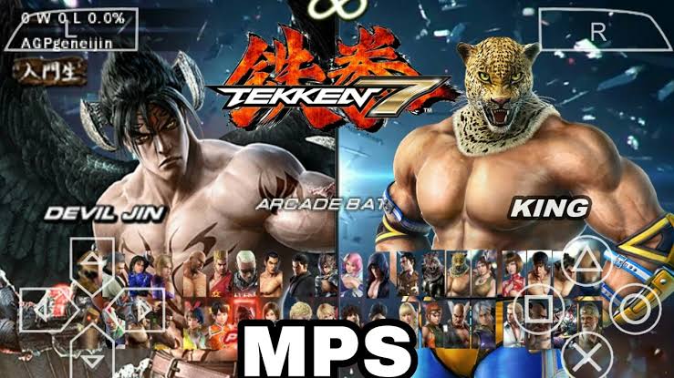 Tekken 7 PPSSPP ISO Zip File Download Highly Compressed